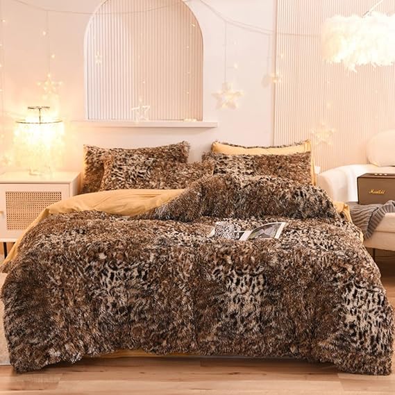 Conjunto de cama de veludo de cristal ultramacio de luxo luxuoso felpudo de pelúcia