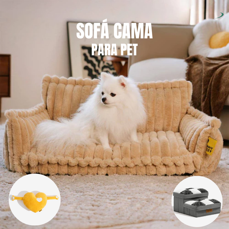 Cama Sofá Pet - Ortopédico + 2 Brindes Exclusivos