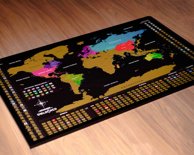 Mapa Mundi de Raspar | Unlocked