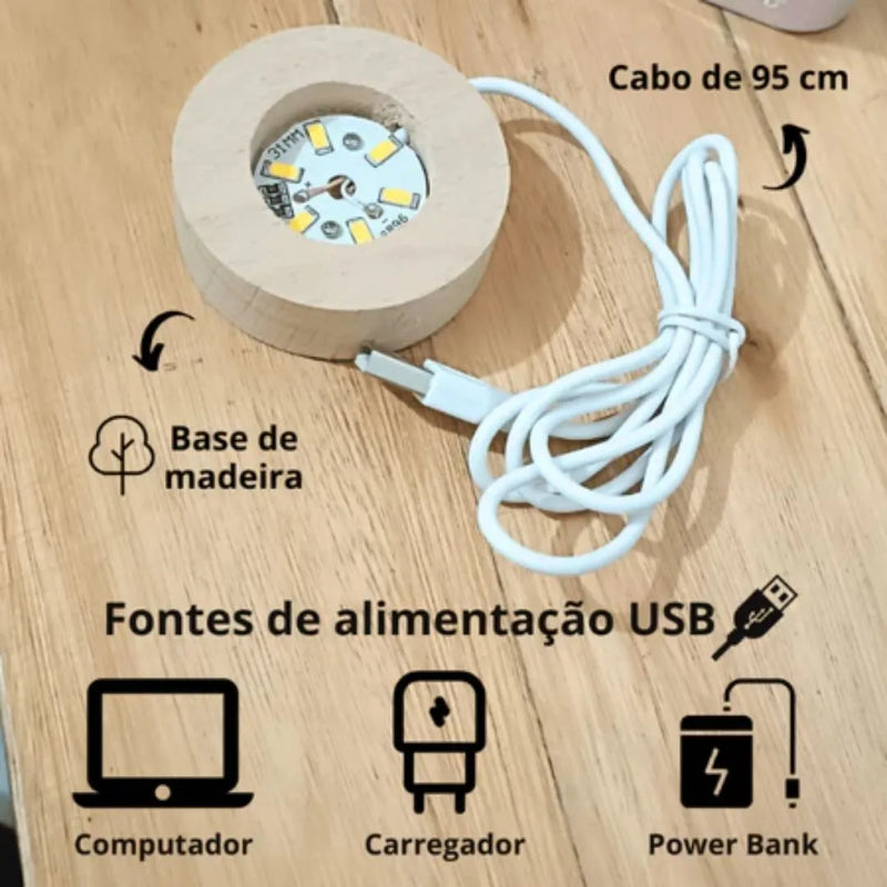 [COMPRE 1 LEVE 2] - Luminária AstroGlow